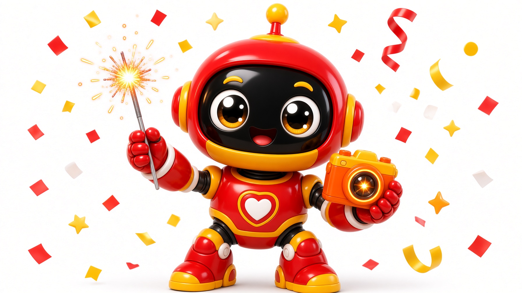 67box fun AI robot mascot